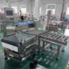 Máy kiểm tra trọng lượng bao bì/thùng/hộp/thùng carton với bộ đẩy loại bỏ