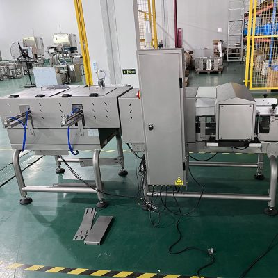 Kết hợp máy dò kim loại và máy kiểm tra trọng lượng