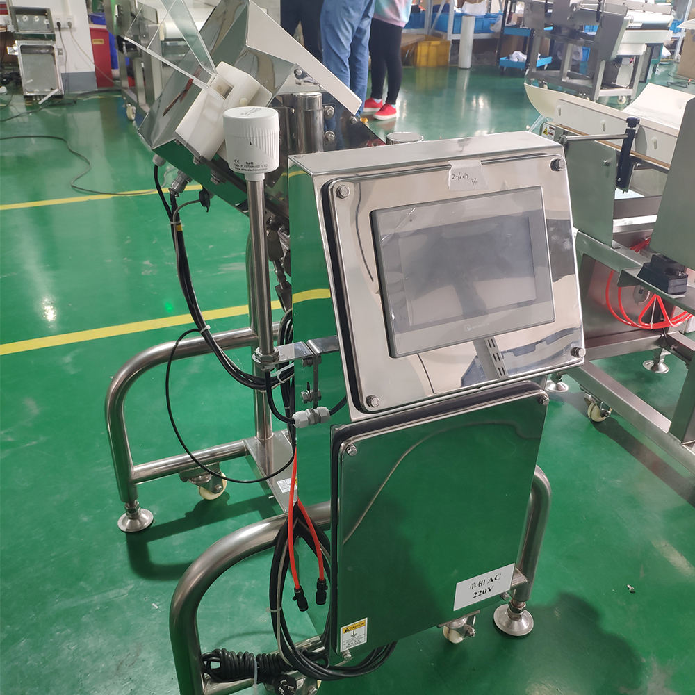Máy dò kim loại Fanchi-tech dạng rơi tự động kiểm tra chất lượng viên nén, viên nang, thuốc viên