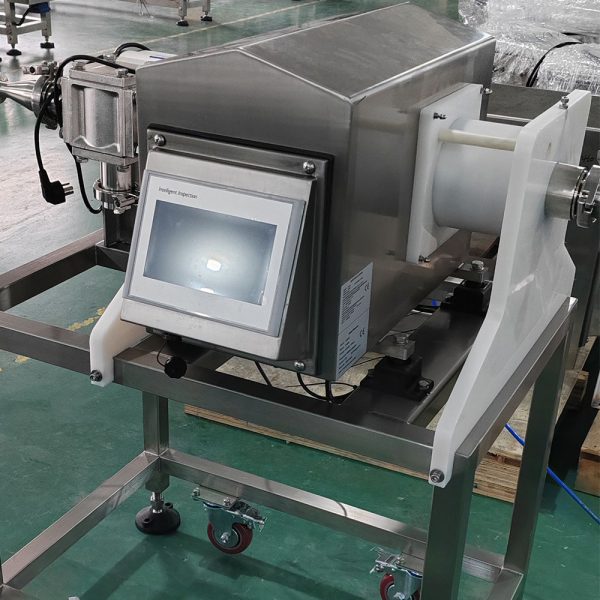 máy dò kim loại dây chuyền sản xuất thịt lợn